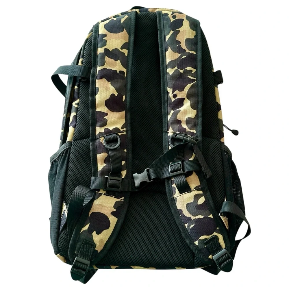 Crooks and Castles Branded Woodland Style Camo Backpack